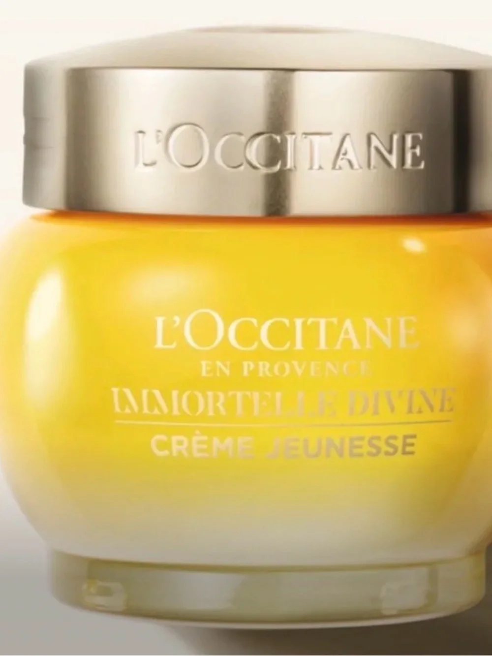 L'OCCITANE Yellow and Gold Immortelle Divine Moisturizer 1.7 oz MSRP $120